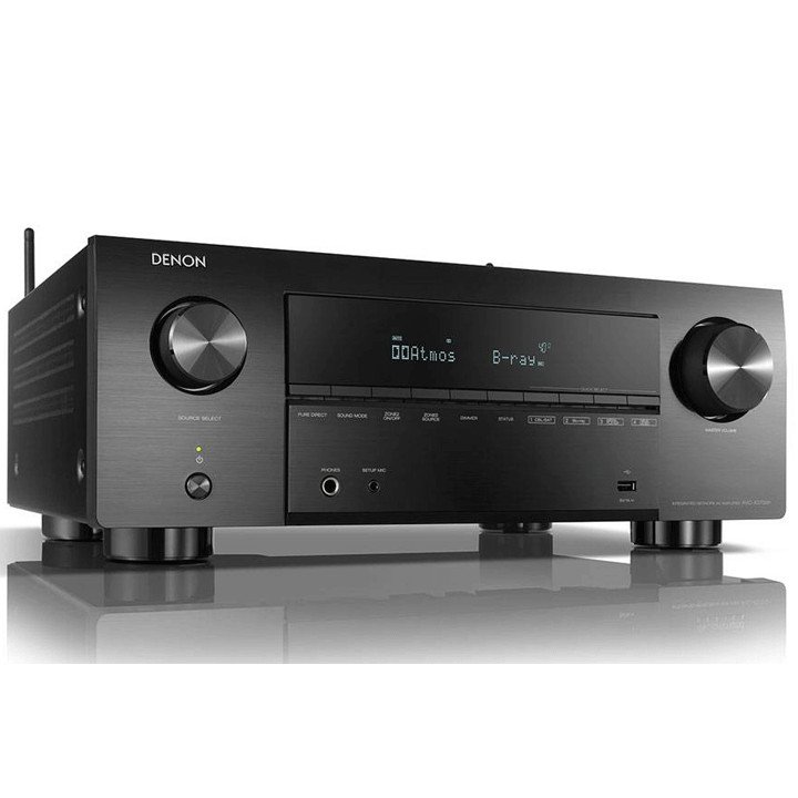 DENON AVC-X3700H Black Front Angle