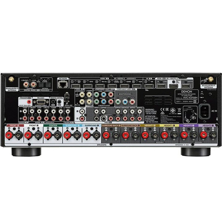 DENON AVC-X3700H Back