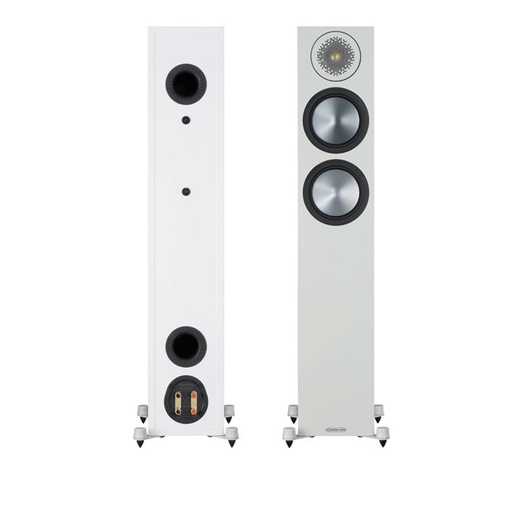 Monitor Audio Bronze 200 White Back Front