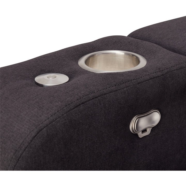 fabric single seat armrest detail