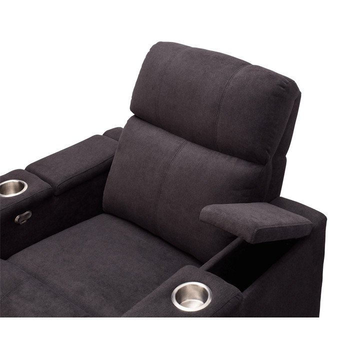 fabric single seat armrest storage