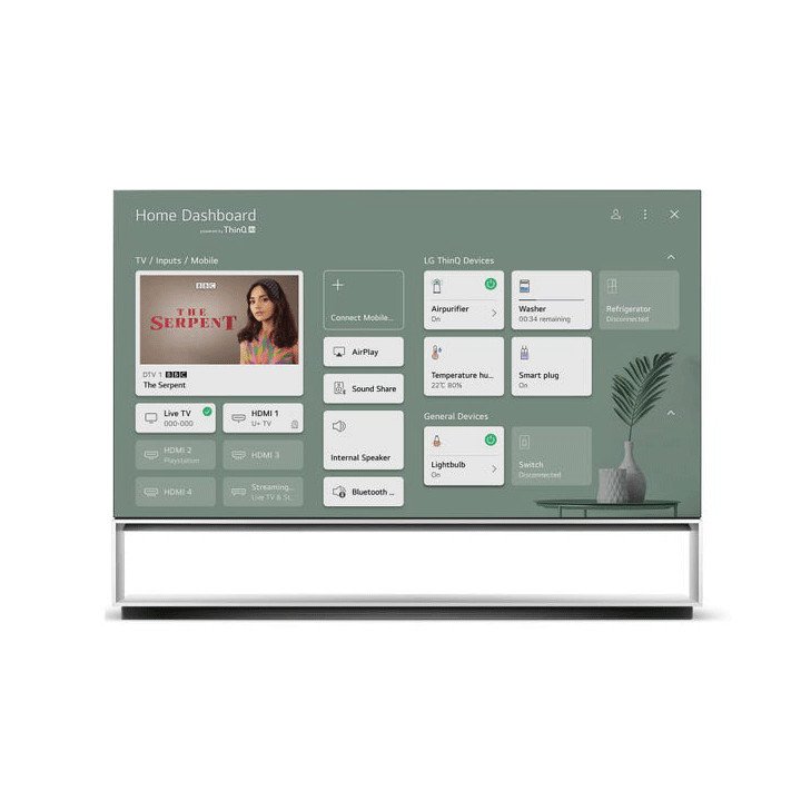LG OLED88Z19LA Home Dashboard