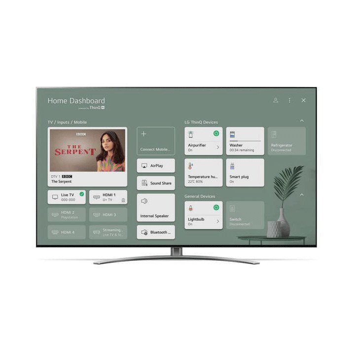 LG86QNED996PB 86 QNED Dashboard