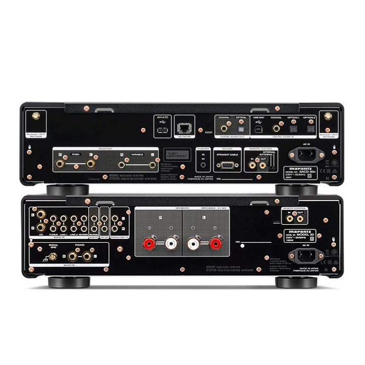Marantz SACD-30N Back with Integrated Amplifier