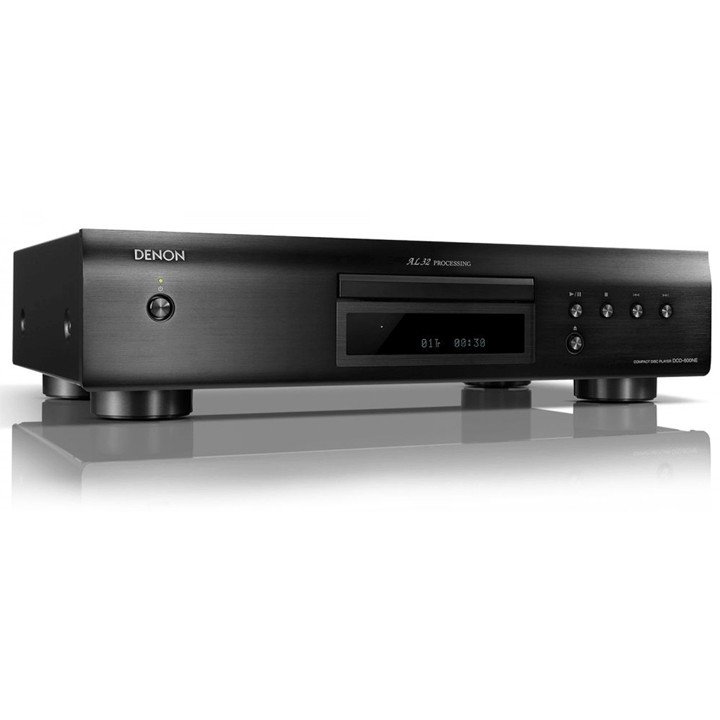 DENON DCD-600NE Front Angle Black