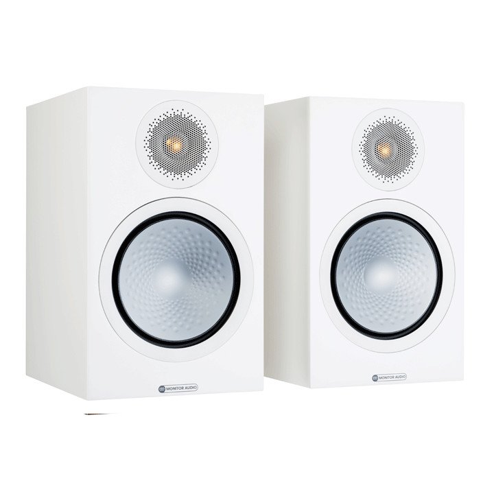 Monitor Audio Silver 100 7G Satin White Pair no Grilles