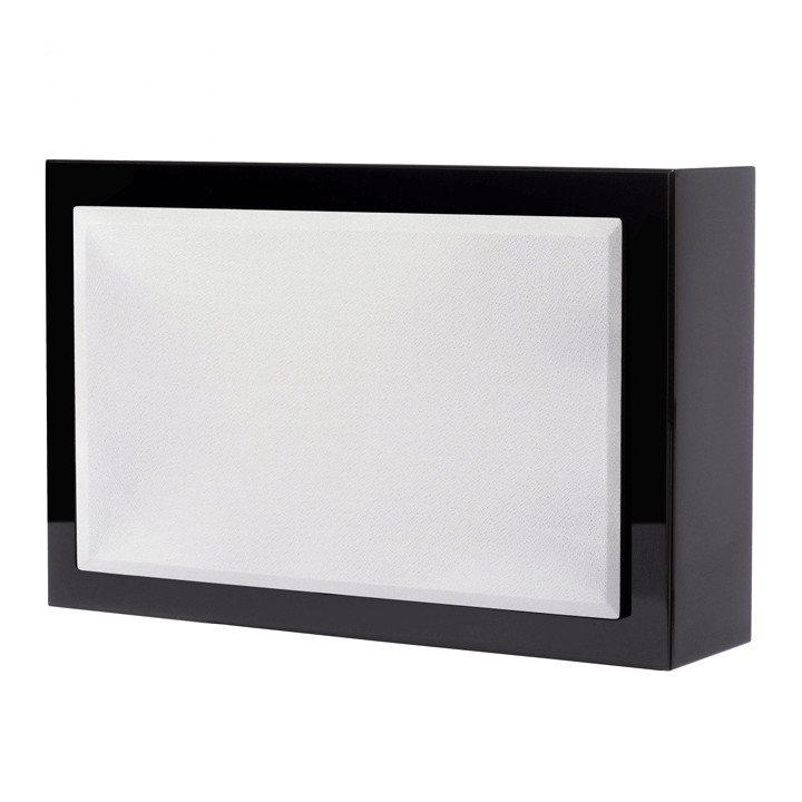 Flatsub 8.2 Black Front White Grille