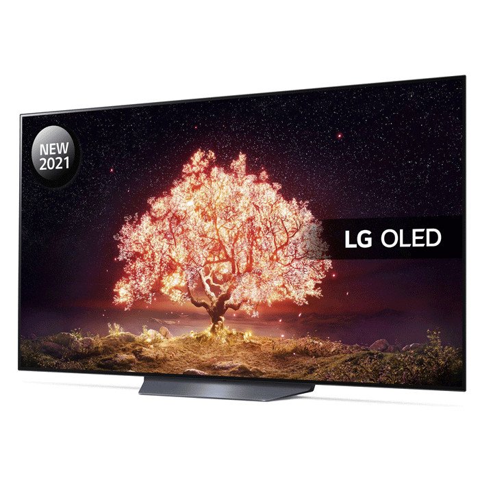 LG OLED77B16LA Front Angle ISO
