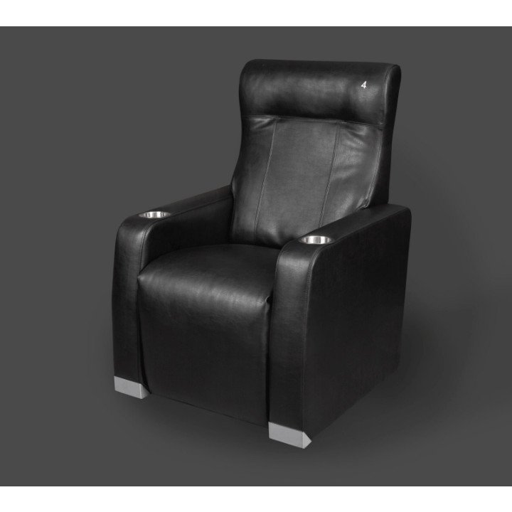 Cooper Micro Auditorium Chair with stainless steel kick plates