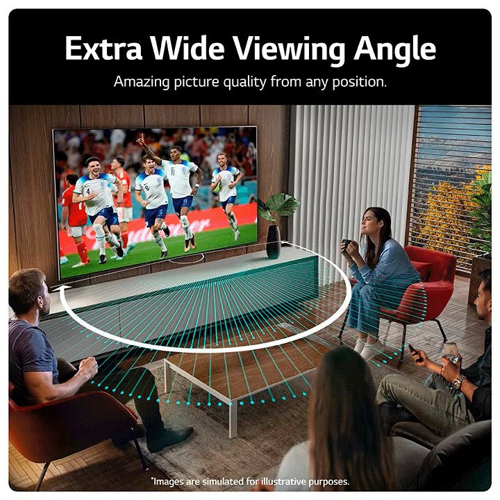 Best 43 Inch Tv Wide Viewing Angle LG OLED65G36LA (2023) OLED HDR 4K Ultra HD Smart TV