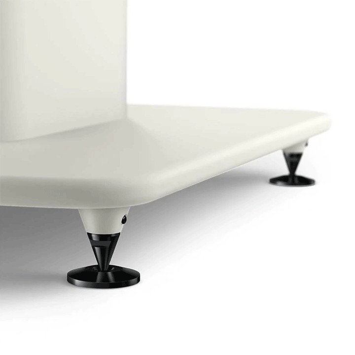 White KEF S2 Speakers Stand Base Plate