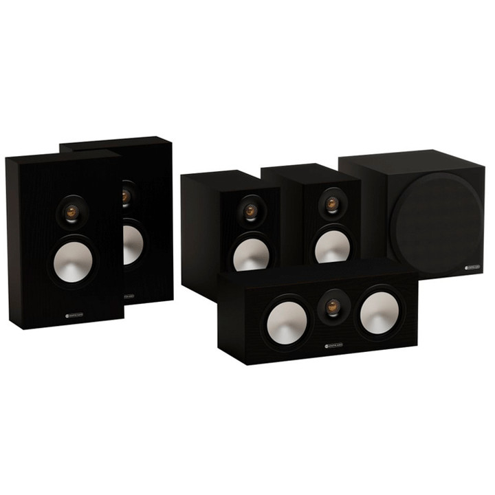 Monitor Audio Bronze 50 7G 5.1 AV System Bundle – Bronze 50, Centre 7G, On‑Wall & Vestra Sub